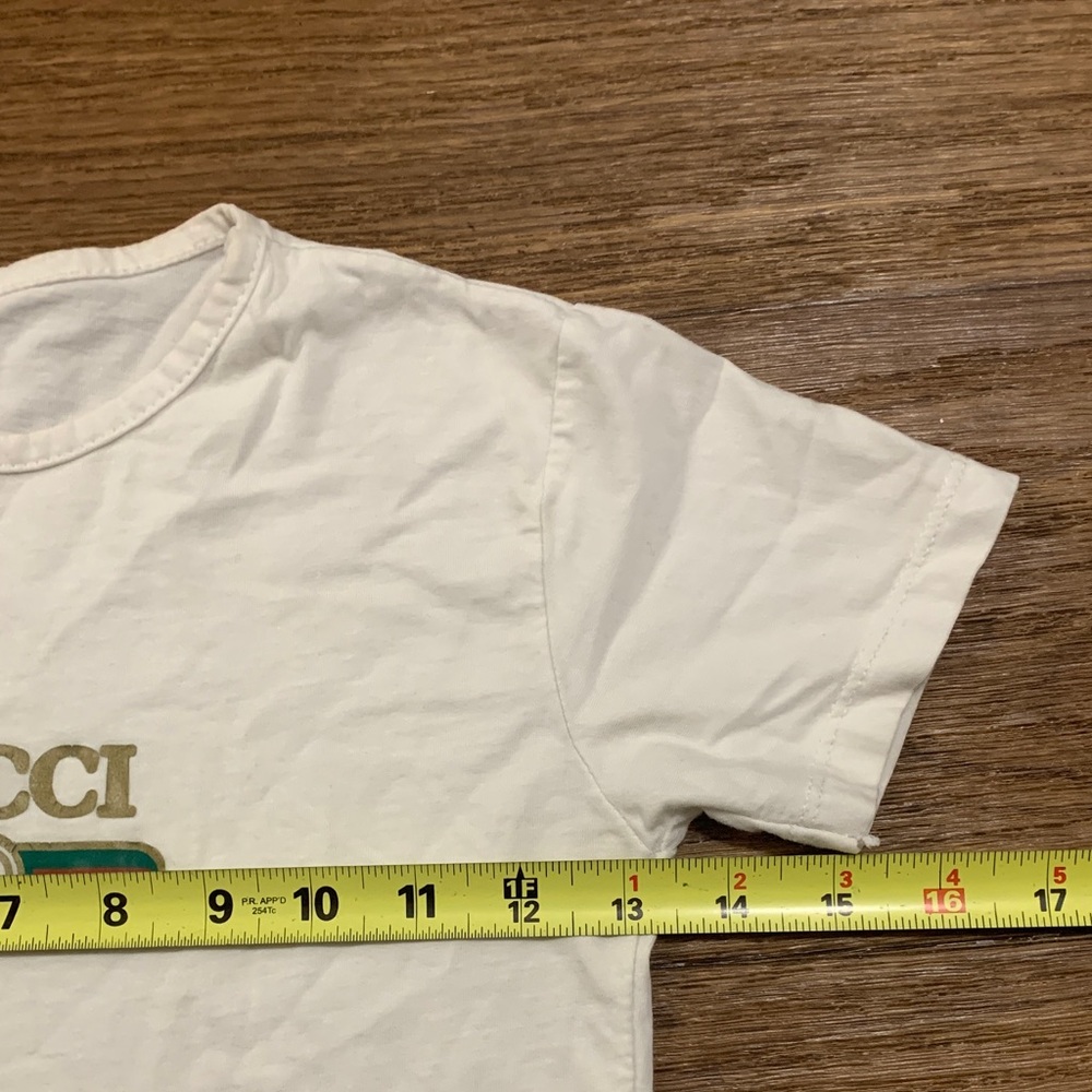 Gucci Kids White Logo Tee - Picture 4 of 6